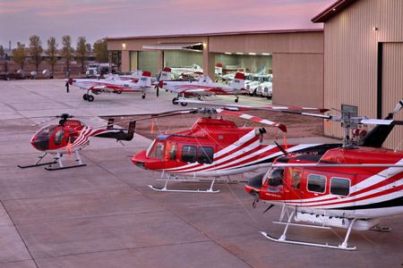 Hanger and Aircraft